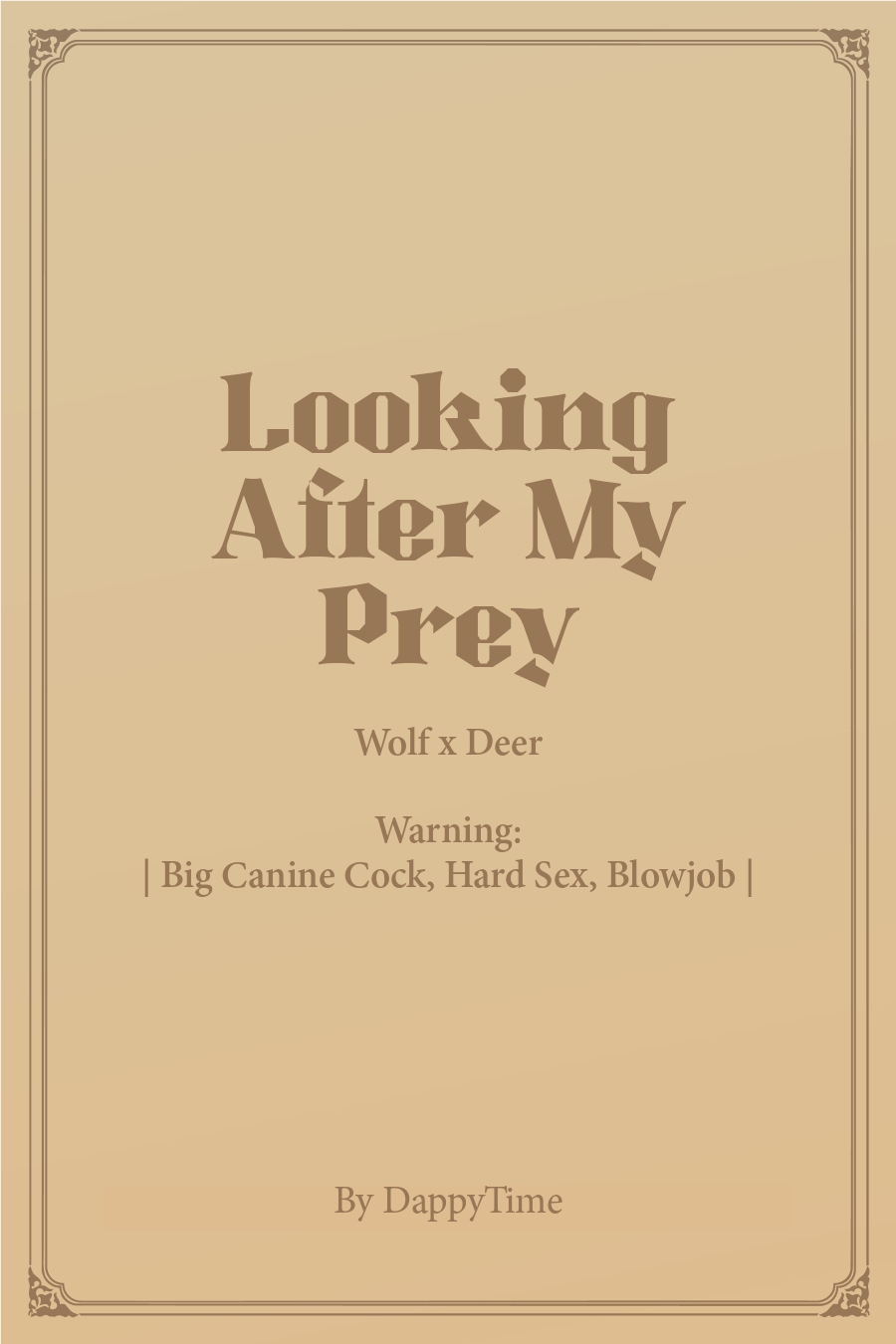 Looking Afert My Prey (Wolf x Deer)